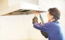 八王子・立川・町田・三鷹・昭島市のエアコンクリーニング レンジフードクリーニング